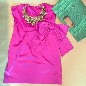 Sweetheart Bow Cocktail Dress